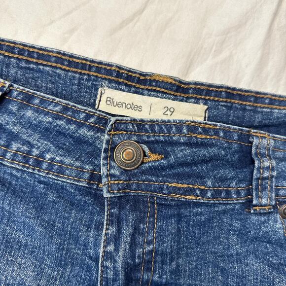Bluenotes low rise blue denim shorts - size 29 - Picture 2 of 7